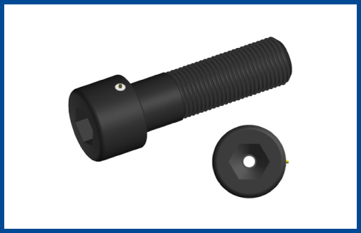 設(shè)有預(yù)緊力檢測銷的螺栓